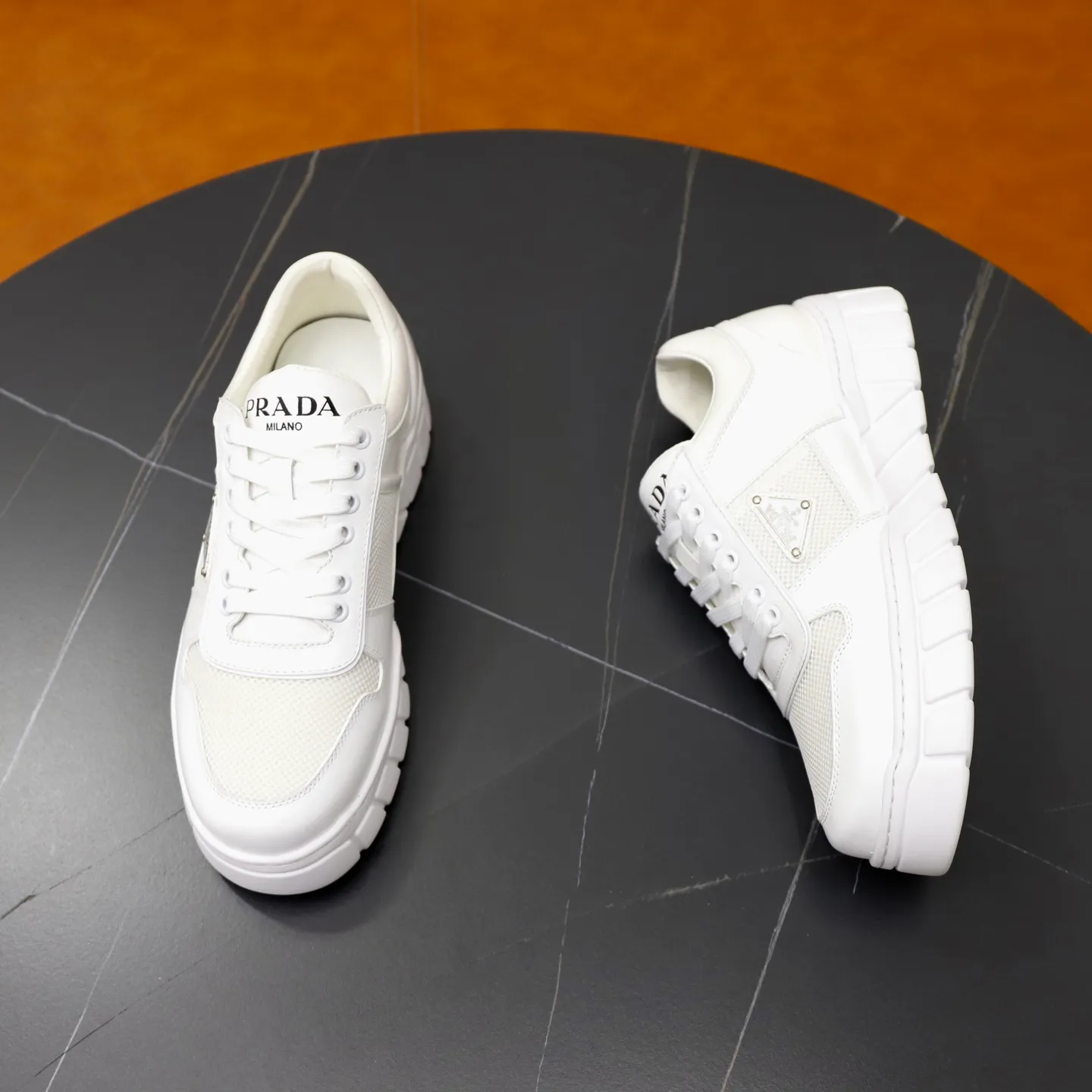 Ex-factory price 560💰[PRADA] Men's shoes are popular in the counter, official website synchronization, 1 high-quality shipment ✔️Original cowhide + cowhide lining, 1🆚1 replica, original sole, 38-45 (45 customized, non-refundable)